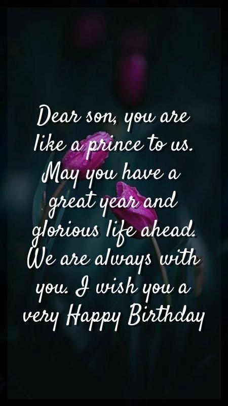 19th birthday wishes for son